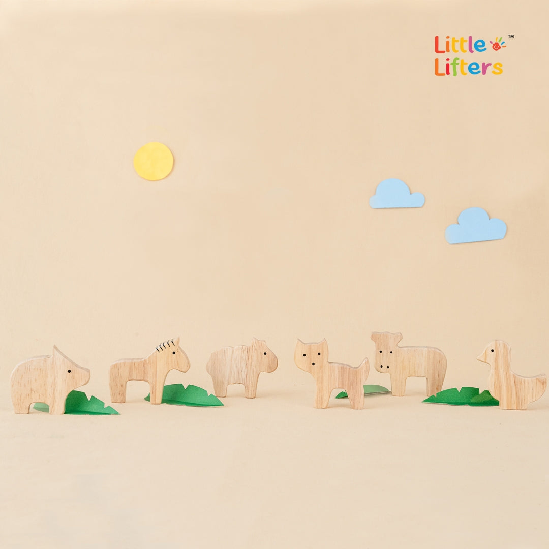 Tiny Tails – Wooden Animal Friends Set