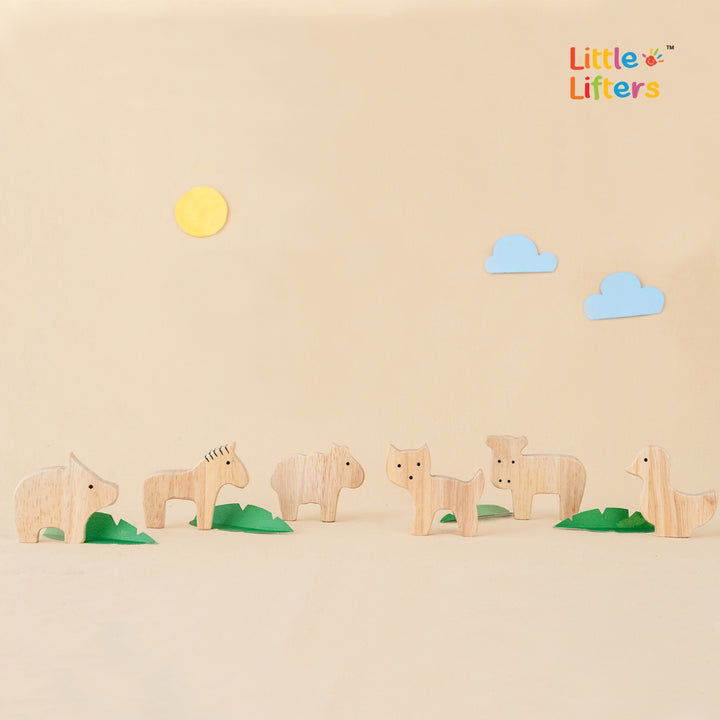 Tiny Tails – Wooden Animal Friends Set