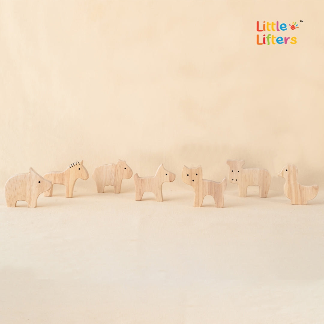 Tiny Tails – Wooden Animal Friends Set