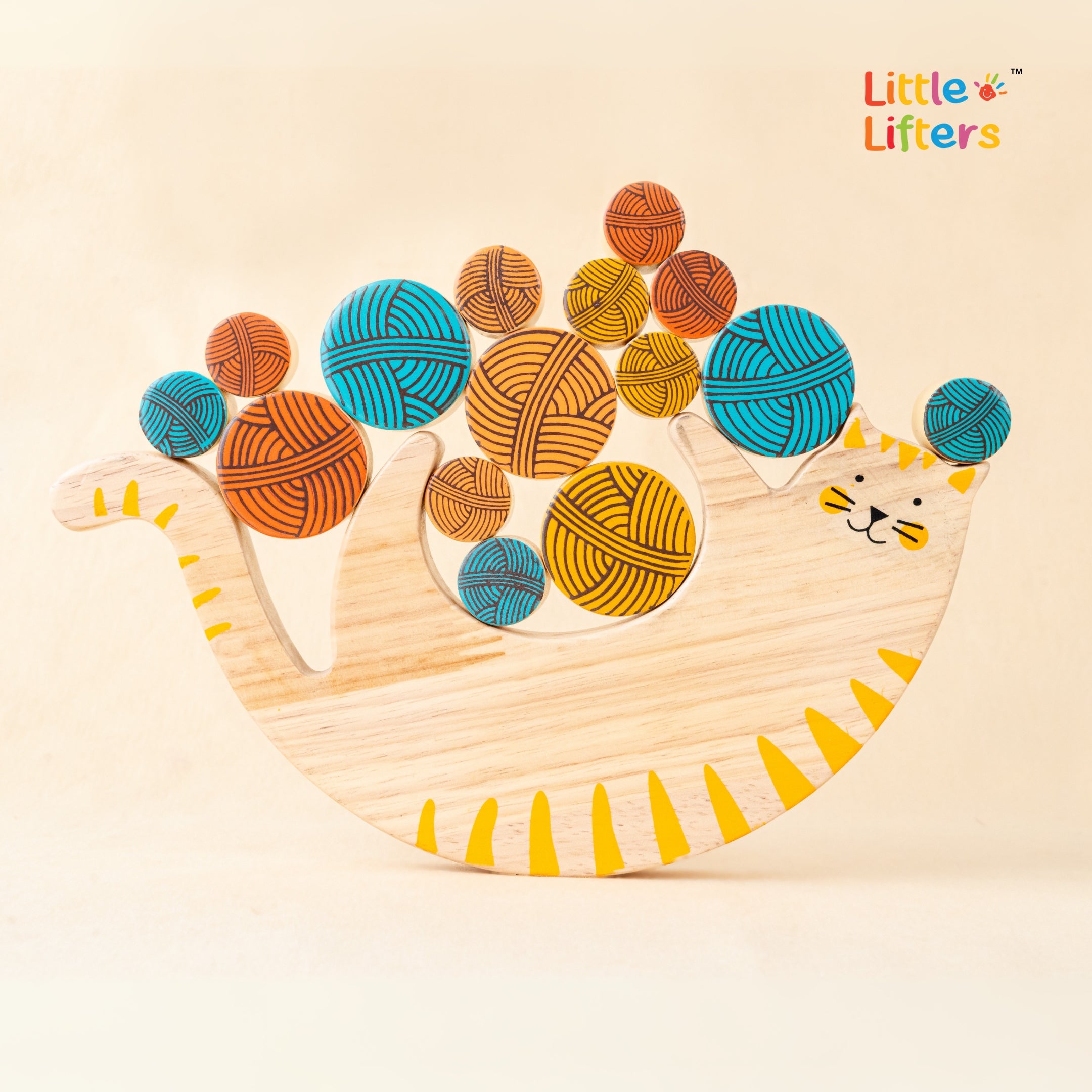 Cat Balancing Toy – Montessori Wooden