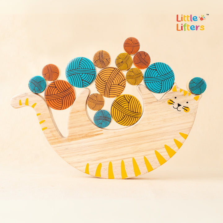 Cat Balancing Toy – Montessori Wooden thumbnail 3