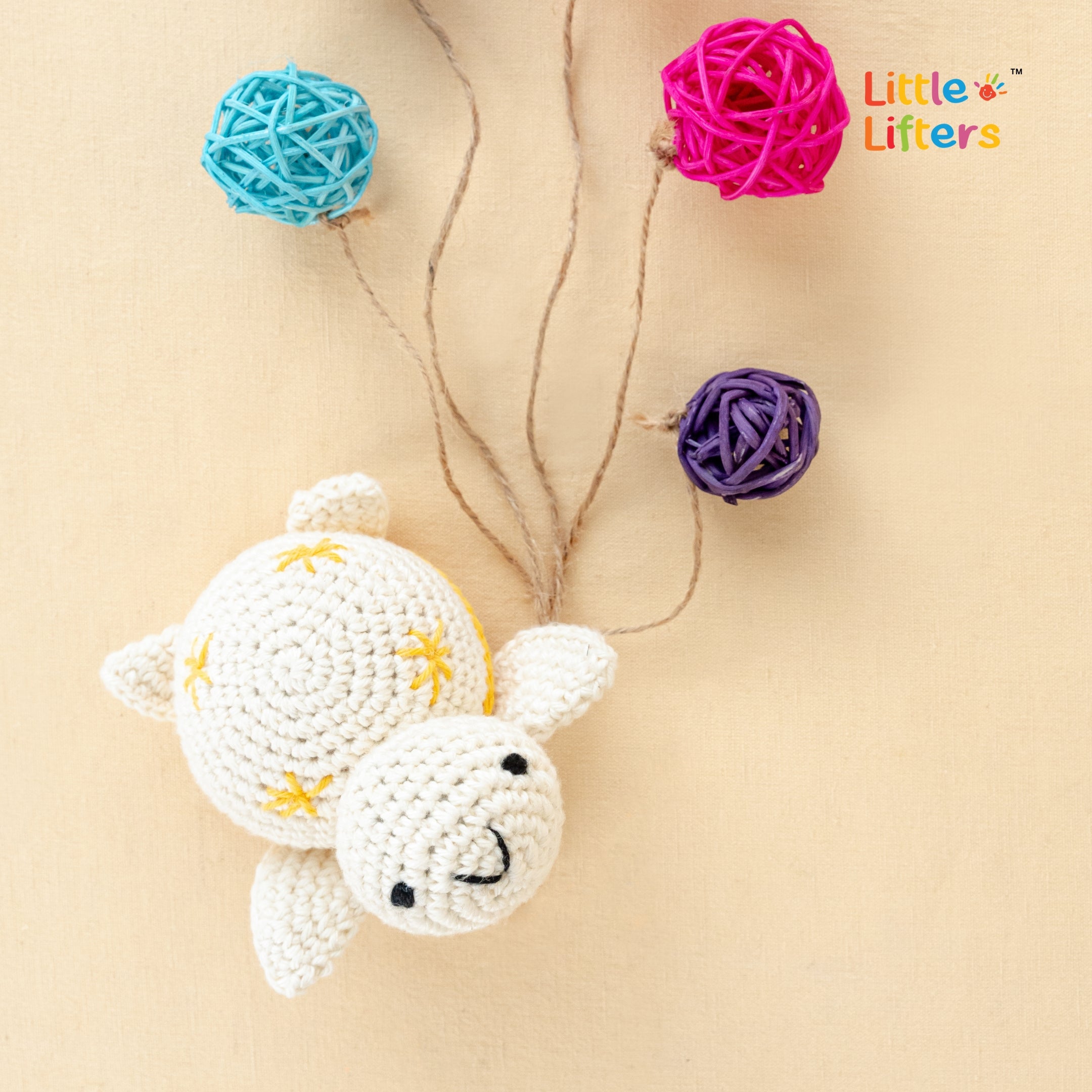 Crochet Turtle Rattle