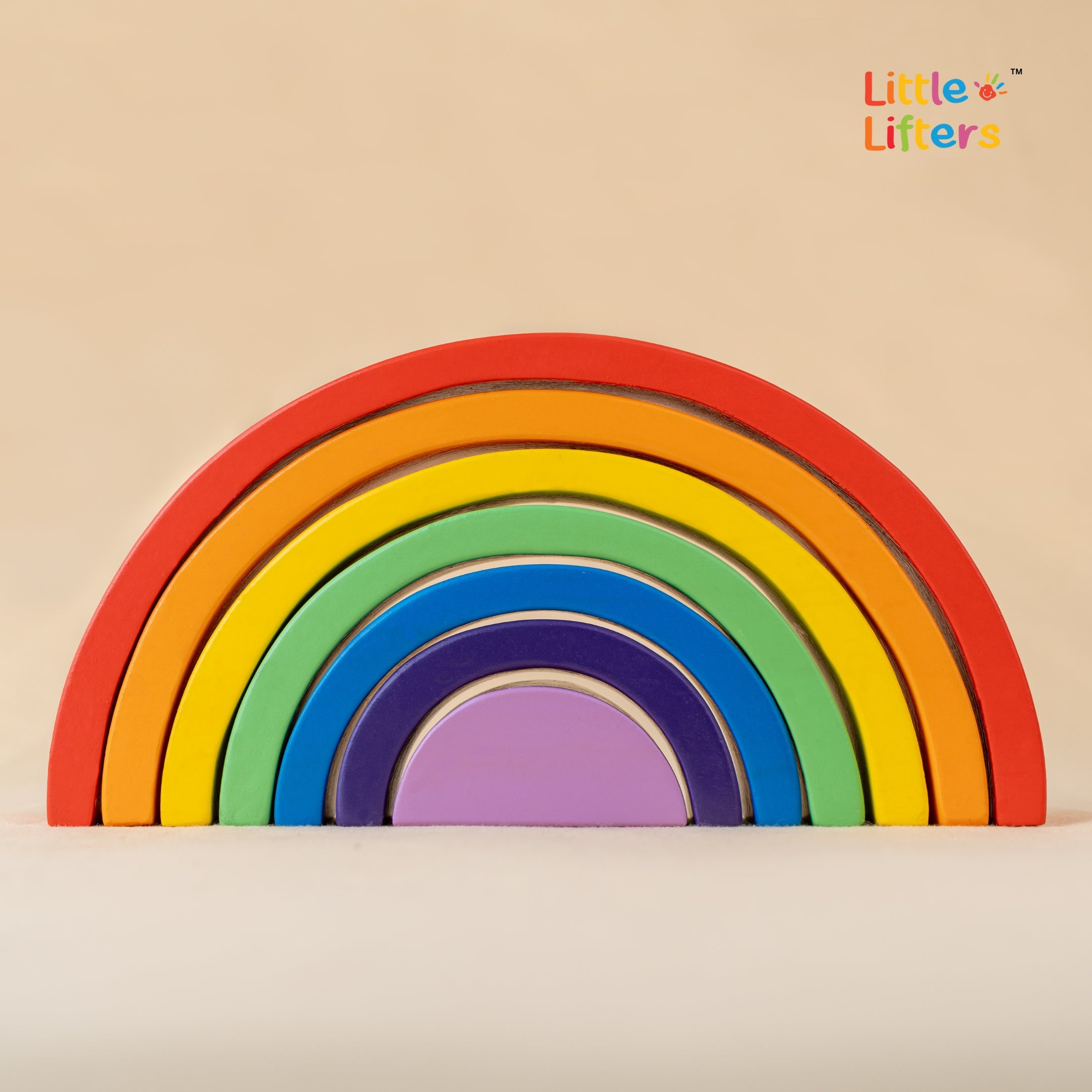 Rainbow Wooden Stacker Toy