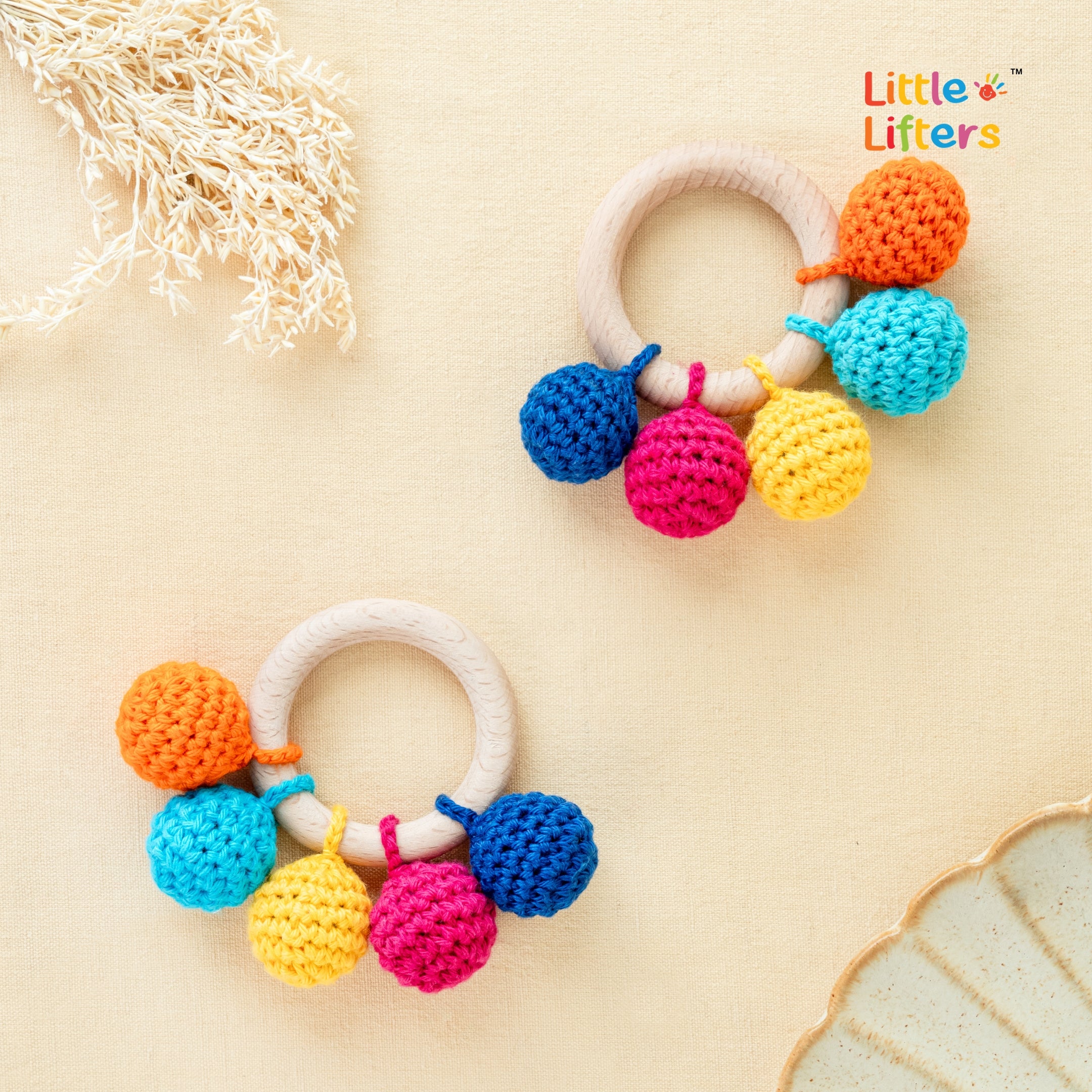 Rainbow Rattle Teether