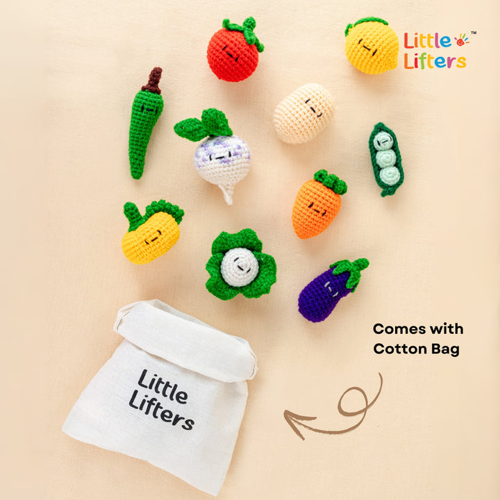 Mini Crochet Vegetables – Set of 10 image 1